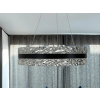 Nedes LED függesztett kristálycsillár 80W 7500lm 3000K-6500K IP20 Ø499x120 mm - TA2303/B