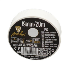 Nedes Szigetelőszalag 19 mm / 20 m fehér PVC - TP1920/WH villanyszerelés