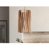 Nedes Tömör fa függőlámpa E27 foglalat, max. 60W, Ø380x650 mm - WRE051