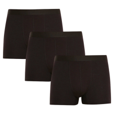 Nedeto 3PACK Férfi boxeralsó Nedeto fekete (3NB001) XXL