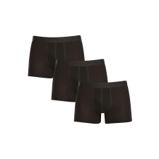 Nedeto 3PACK férfi boxeralsó Nedeto nagyméretű fekete (3NBX001) 9XL férfi alsó