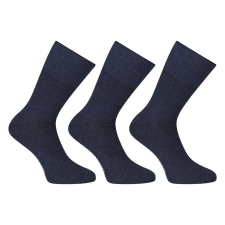 Nedeto 3PACK zokni Nedeto magas medic kék (3PMV002) XL férfi zokni