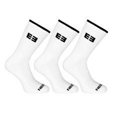 Nedeto 3PACK zokni Nedeto sport magas fehér (3NOB3) L férfi zokni
