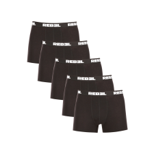 Nedeto 5PACK Férfi boxeralsó Nedeto Rebel black (5NBR001) M férfi alsó