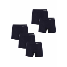 Nedeto 5PACK Férfi boxeralsó Nedeto varrat nélküli bambusz kék (5NDTB002S) XL férfi alsó