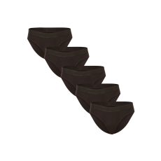 Nedeto 5PACK férfi slipek Nedeto fekete (5NDTS001) L