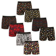 Nedeto 8PACK Férfi boxeralsó Nedeto többszínű (8NBV1) L férfi alsó