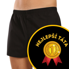Nedeto Férfi bő szárú boxeralsók Nedeto Best Dad (1NTF12) XXL férfi alsó