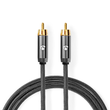 Nedis 4.5mm RCA apa - RCA apa Mélynyomókábel (3m) (CATB24100GY30) kábel és adapter