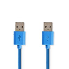 Nedis A dugó - A dugó USB 3.0 kábel 1m kék (CCGP61000BU10) kábel és adapter