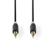 Nedis CABW22000AT20 JACK - JACK kábel 2m (3,5 mm-es jack apa - 3,5 mm-es jack apa) (CABW22000AT20)