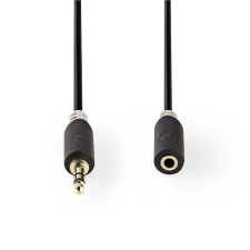Nedis CABW22050AT20 3.5mm Jack (apa - anya) kábel 2m - Fekete kábel és adapter