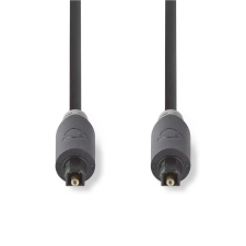 Nedis CABW25000AT320 Toslink (apa - apa) kábel 2m - Fekete kábel és adapter