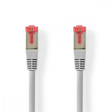 Nedis Cat 6 kábel | RJ45 Dugasz | RJ45 Dugasz | S/FTP | 5.00 m | Kerek | PVC | Szürke | Papírfüles kábel és adapter
