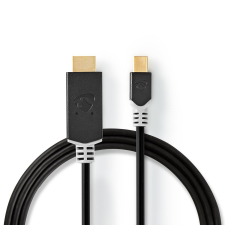 Nedis CCBW37604AT20 Mini DisplayPort 1.4 - HDMI Kábel 2m - Antracit (CCBW37604AT20) kábel és adapter
