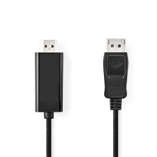 Nedis CCGL37100BK10 DisplayPort 1.2 - HDMI Kábel 1m - Fekete kábel és adapter