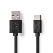 Nedis CCGL60601BK20 USB 2.0 2 M USB A USB C Fekete kábel és adapter