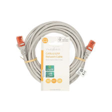 Nedis CCGL85230GY50 UTP Cat6 patch kábel, RJ45 aranyozott érintkezők, hossz 5m kábel és adapter