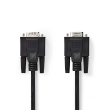 Nedis CCGP59100BK20 VGA apa - VGA anya Hosszabbító kábel 2m Fekete kábel és adapter