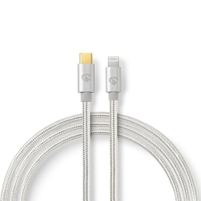 Nedis CCTB39650AL10 Lightning - USB-C kábel 1m ezüst kábel és adapter