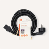 Nedis CEGL10015BK30 táp kábel IEC-320-C13, 3 x 1,5 mm, hossz 3m (IEC320-C13) (CEGL10015BK30)