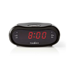 Nedis CLAR001BK Digitális rádiós ébresztőóra ébresztőóra
