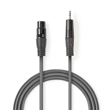 Nedis COTH15300GY15 XLR apa - 3.5mm Jack apa Kábel (1.5m) kábel és adapter
