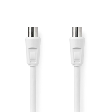 Nedis CSGL40000WT15 Koax TV antenna kábel 1.5m - Fehér (CSGL40000WT15) kábel és adapter