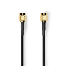 Nedis CSGL SMA Antenna kábel 2m - Fekete kábel és adapter