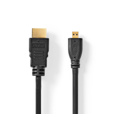 Nedis CVGL34700BK20 Micro HDMI - HDMI 1.4 Kábel 2m - Fekete kábel és adapter