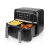 Nedis Deluxe XXXL prémium Olaj nélküli meleglevegős fritőz, 7,6 liter forrólevegős fritőz olaj nélküli sütő 2850w -s Airfryer extra nagy kapacitású 2,4kg sültkrumpli 2022-s modell 24 hó garancia
