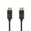 Nedis DisplayPort 1.4 Összekötő Fekete 3m CCGL37014BK30