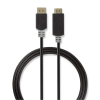 Nedis DisplayPort - HDMI Kábel 2.0m Antracit (CCBW37100AT20)