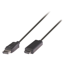 Nedis DisplayPort kábel | DisplayPort Dugasz | HDMI™ Csatlakozó | 1080p | Nikkelezett | 2.00 m | Kerek | PVC | Fekete | Label kábel és adapter