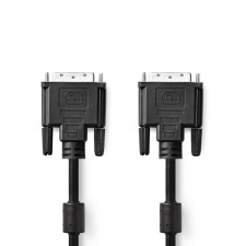 Nedis DVI-D 24+1 - DVI-D 24+1 kábel 3m fekete (CCGP32001BK30) kábel és adapter