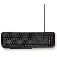 Nedis KBMU100 US Angol fekete billentyűzet