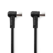Nedis Koax apa - Koax anya Kábel 1.50m - Fekete (CSGL40120BK15) kábel és adapter