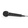  NEDIS MPWD01BK vezetékes mikrofon, Kardioid Rögzített kábel 5,00 m 80 Hz - 12 kHz 600 Ohm -75 dB | Be/Ki kapcs