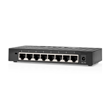 Nedis NSWH8P110BK Gigabit Switch hub és switch
