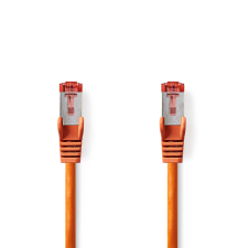 Nedis S/FTP CAT6 Patch kábel 2m - Narancssárga kábel és adapter