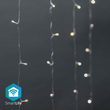 Nedis SmartLife Dekoratív LED | Függöny | Wi-Fi | Meleg és lehűlni fehér | 200 LED&#039;s | 3 m | Android™ / IOS karácsonyi dekoráció