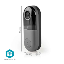 Nedis SmartLife Videó kaputelefon | Wi-Fi | Transzformátor | Full HD 1080p | Felhőalapú Tárolás (opcion... kaputelefon