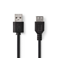 Nedis usb 2.0 hosszabbító kábel 2 m fekete (ccgt60010bk20) kábel és adapter
