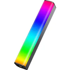 Neewer RGB1 ezüst, állandó fényű fényrúd, 150 × RGB LED, 10 W, mágneses rögzítés stúdió lámpa