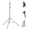 Neewer Stúdiófényállvány -Rozsdamentes Acél (86-190cm)