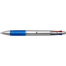  Négy színnel író golyóstoll, kék gumigyűrűvel toll