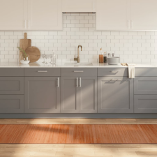  négyszögletű barna bambusz szőnyeg 70 x 300 cm lakástextília