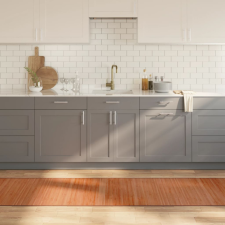  négyszögletű barna bambusz szőnyeg 70 x 500 cm lakástextília