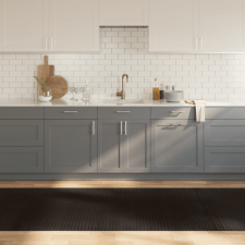  négyszögletű sötétbarna bambusz szőnyeg 100 x 500 cm lakástextília