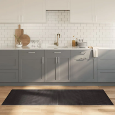  négyszögletű sötétbarna bambusz szőnyeg 80 x 200 cm lakástextília